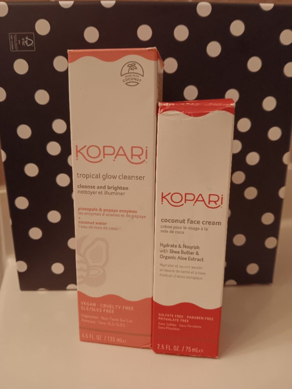 Kopari Tropical Glow Cleanser and Face Cream